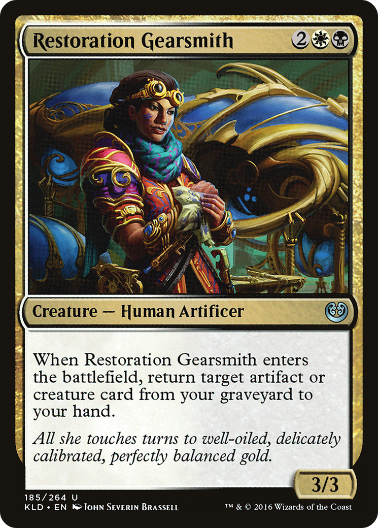 Image of Restoration Gearsmith (KLD-185) - Kaladesh Foil
