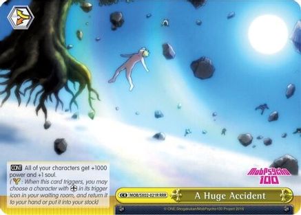 Image of A Huge Accident (RRR) (MOB/SX02-021R RRR) - Mob Psycho 100
