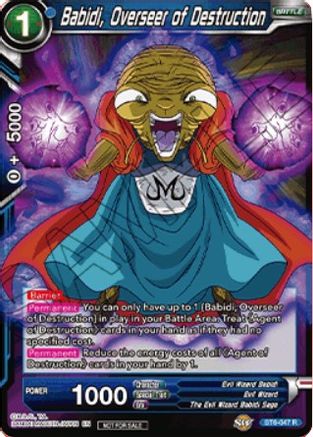 Image of Babidi, Overseer of Destruction (BT6-047) - Tournament Promotion Cards