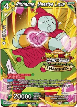 Image of Ribrianne, Massive Love (1st Place) (BT9-122) - Tournament Promotion Cards