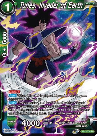 Image of Turles, Invader of Earth (BT12-070) - Vicious Rejuvenation