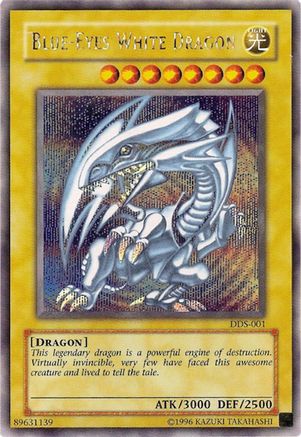 Image of Blue-Eyes White Dragon (Dark Duel Stories) (DDS-001) - Yu-Gi-Oh! Video Game Promotional Cards Unlimited