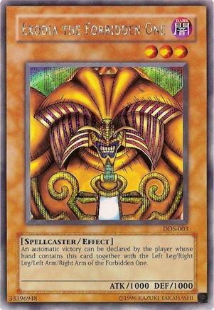 Image of Exodia the Forbidden One (Dark Duel Stories) (DDS-003) - Yu-Gi-Oh! Video Game Promotional Cards Unlimited