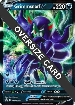 Image of Grimmsnarl V SWSH057  - Holofoil Jumbo Cards - Promo