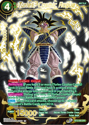 Image of Turles, Cosmic Rogue (SPR) (BT12-068) - Vicious Rejuvenation