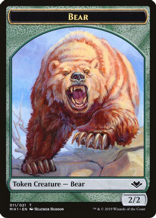 Image of Bear // Spirit Double-Sided Token (MH1-11 // 16) - Modern Horizons
