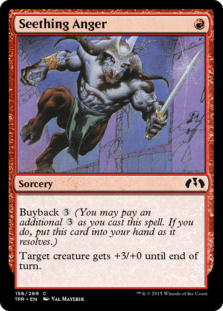 Image of Seething Anger (TPR-156) - Tempest Remastered Foil