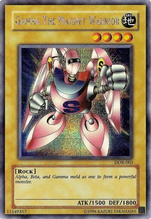 Image of Gamma the Magnet Warrior (DOR-003) - Duelist of the Roses Unlimited