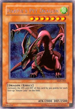 Image of Harpie's Pet Dragon (Forbidden Memories) (FMR-002) - Yu-Gi-Oh! Video Game Promotional Cards Limited