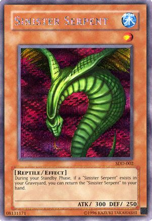 Image of Sinister Serpent (SDD-002) - Stairway to the Destined Duel Limited