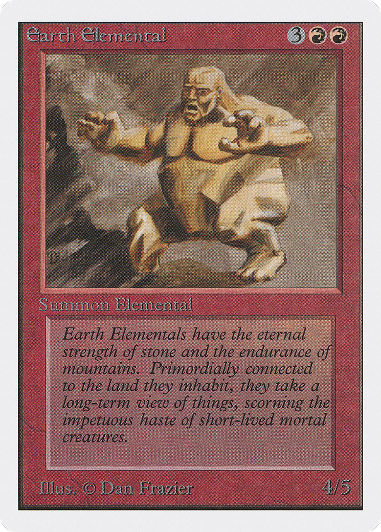 Image of Earth Elemental (2ED-) - Unlimited Edition