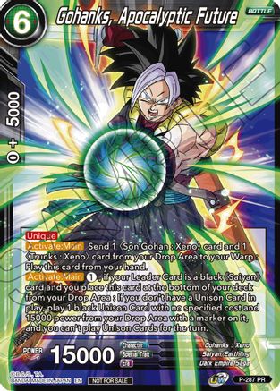 Image of Gohanks, Apocalyptic Future (Unison Warrior Series Tournament Pack Vol.3) (P-287) - Tournament Promotion Cards