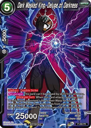 Image of Dark Masked King, Deluge of Darkness (Unison Warrior Series Tournament Pack Vol.3) (P-289) - Tournament Promotion Cards