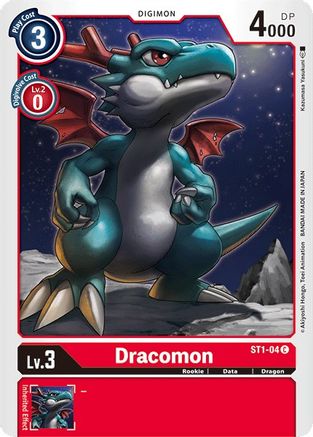 Image of Dracomon (ST1-04) - Starter Deck 01: Gaia Red