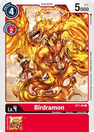 Image of Birdramon (ST1-05) - Starter Deck 01: Gaia Red