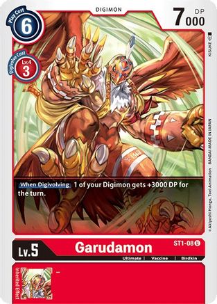 Image of Garudamon (ST1-08) - Starter Deck 01: Gaia Red
