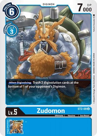 Image of Zudomon (ST2-09) - Starter Deck 02: Cocytus Blue