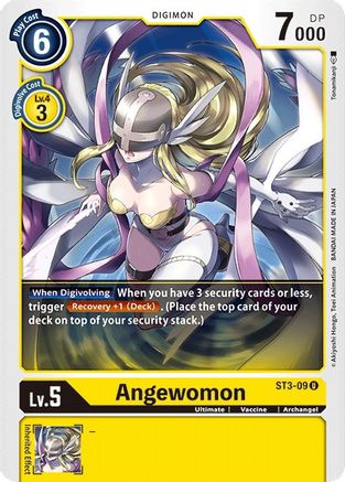 Image of Angewomon (ST3-09) - Starter Deck 03: Heaven's Yellow