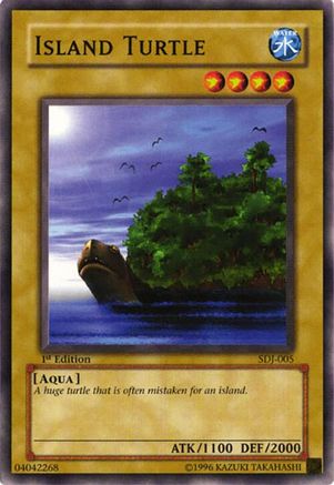 Image of Island Turtle (SDJ-005) - Starter Deck: Joey 1st Edition