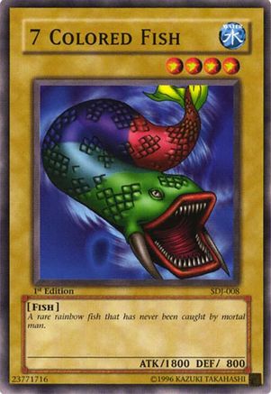 Image of 7 Colored Fish (SDJ-008) - Starter Deck: Joey 1st Edition