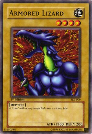 Image of Armored Lizard (SDJ-009) - Starter Deck: Joey 1st Edition