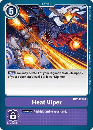 Image of Heat Viper (BT2-109) - Release Special Booster 1.0