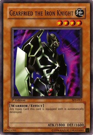 Image of Gearfried the Iron Knight (SDJ-012) - Starter Deck: Joey 1st Edition