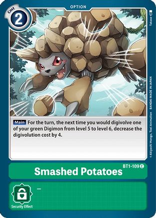 Image of Smashed Potatoes (BT1-109) - Release Special Booster 1.0