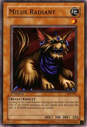 Image of Milus Radiant (SDJ-014) - Starter Deck: Joey 1st Edition