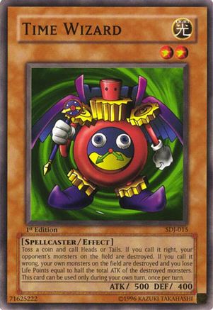 Image of Time Wizard (SDJ-015) - Starter Deck: Joey 1st Edition