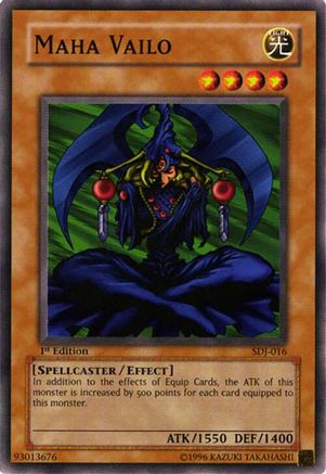 Image of Maha Vailo (SDJ-016) - Starter Deck: Joey 1st Edition