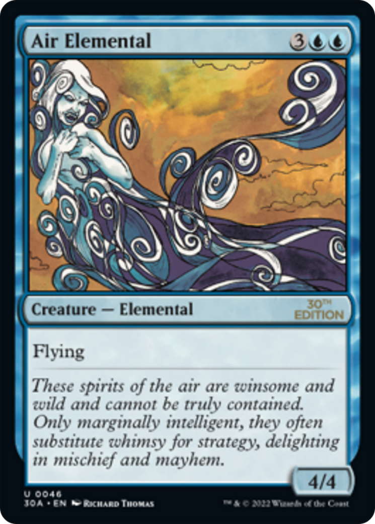 Image of Air Elemental (30A-046) - 30th Anniversary Edition