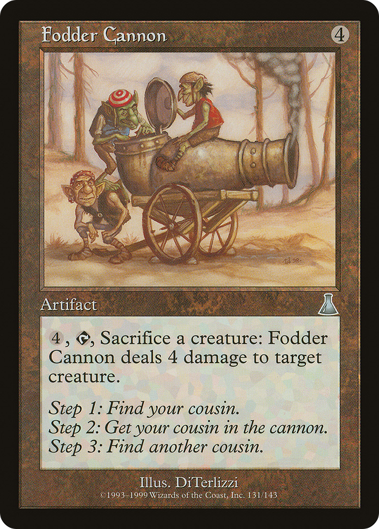 Image of Fodder Cannon (UDS-131) - Urza's Destiny Foil