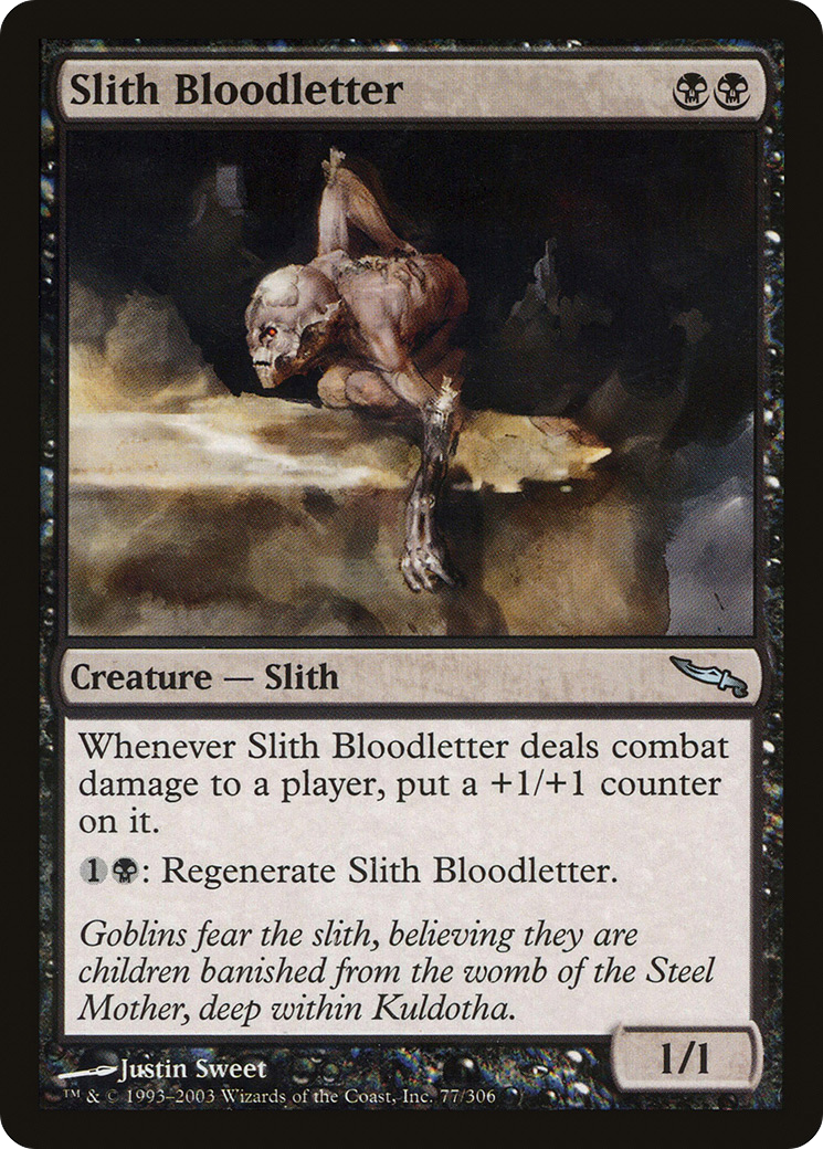 Image of Slith Bloodletter (MRD-077) - Mirrodin Foil