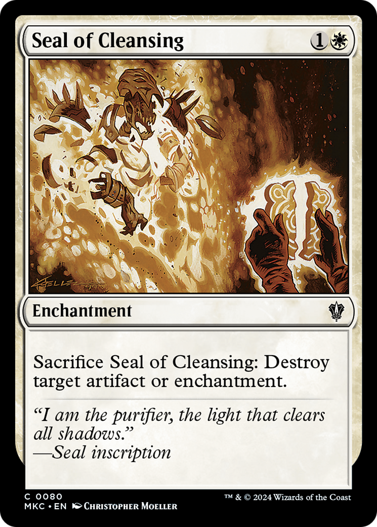 Image of Seal of Cleansing (MKC-080) - Murders at Karlov Manor Commander