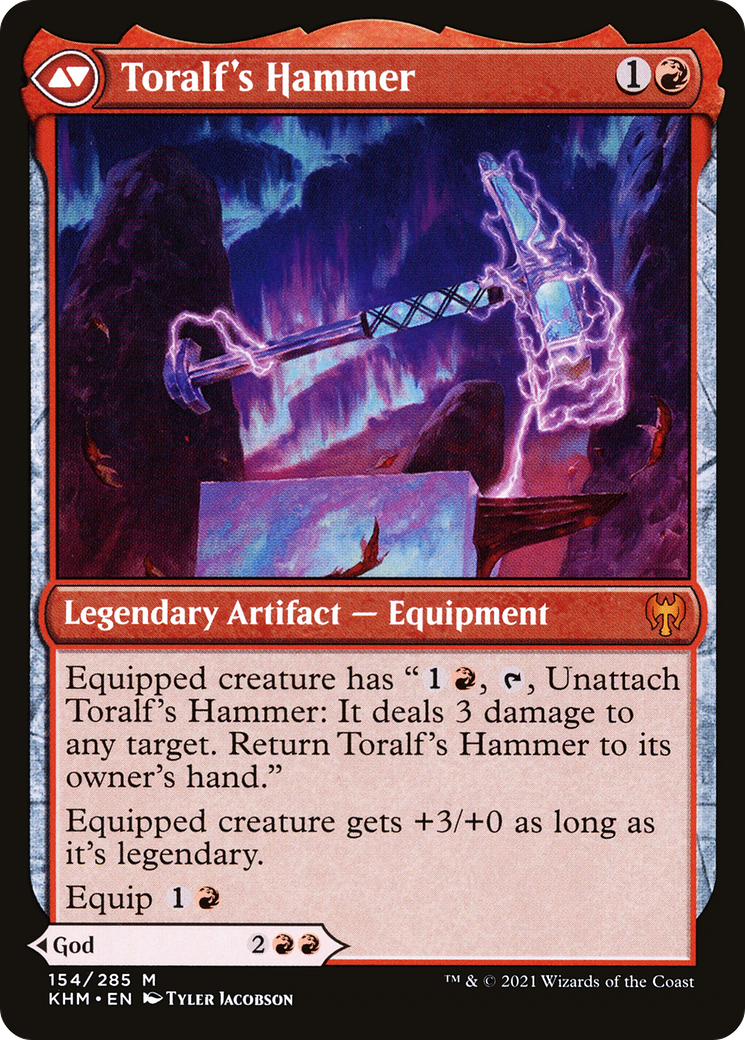 Image of Toralf, God of Fury (KHM-154) - Kaldheim
