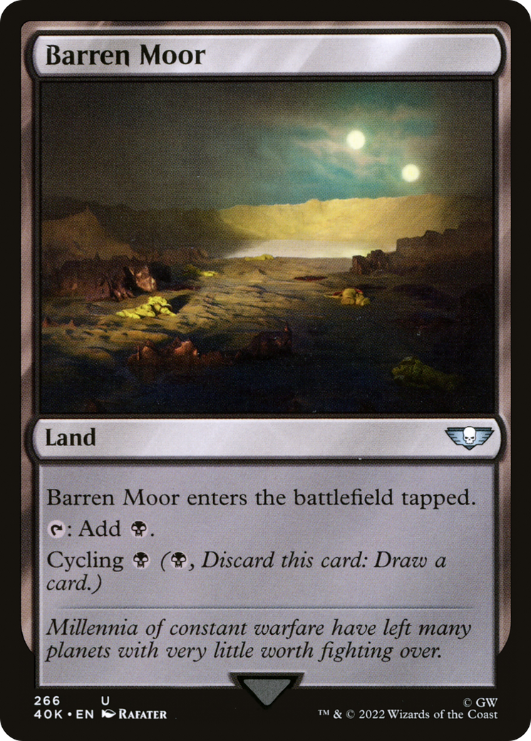 Image of Barren Moor (40K-266) - Warhammer 40,000 Commander