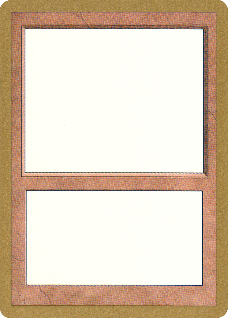 Image of 2000 World Championship Blank Card (WCD-) - World Championship Decks 2000