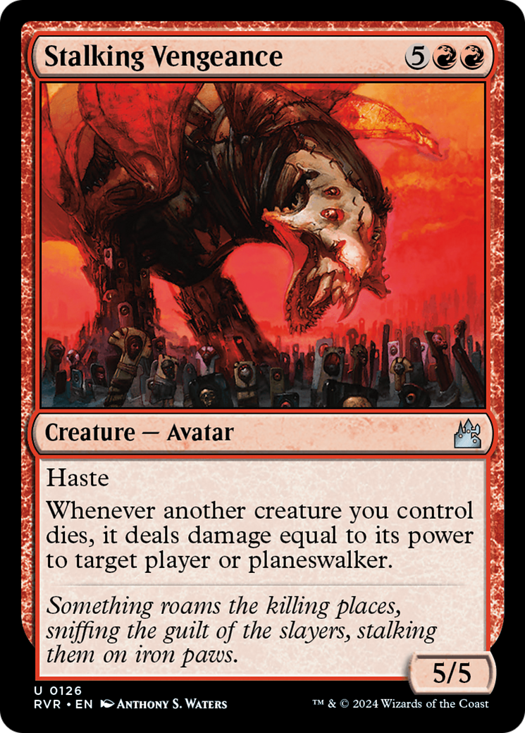 Image of Stalking Vengeance (RVR-126) - Ravnica Remastered Foil