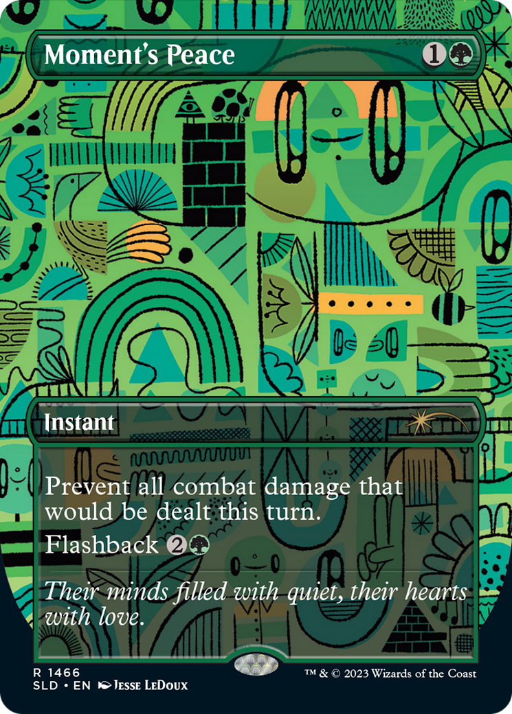 Image of Moment's Peace (SLD-1466) - Secret Lair Drop (Borderless)