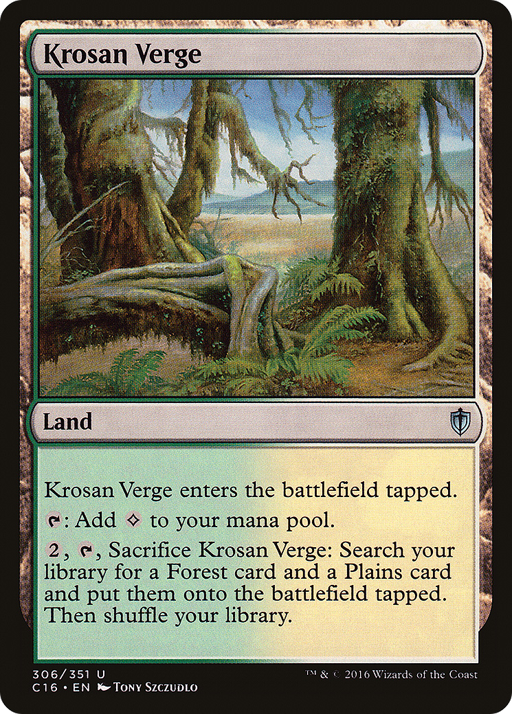 Image of Krosan Verge (C16-306) - Commander 2016