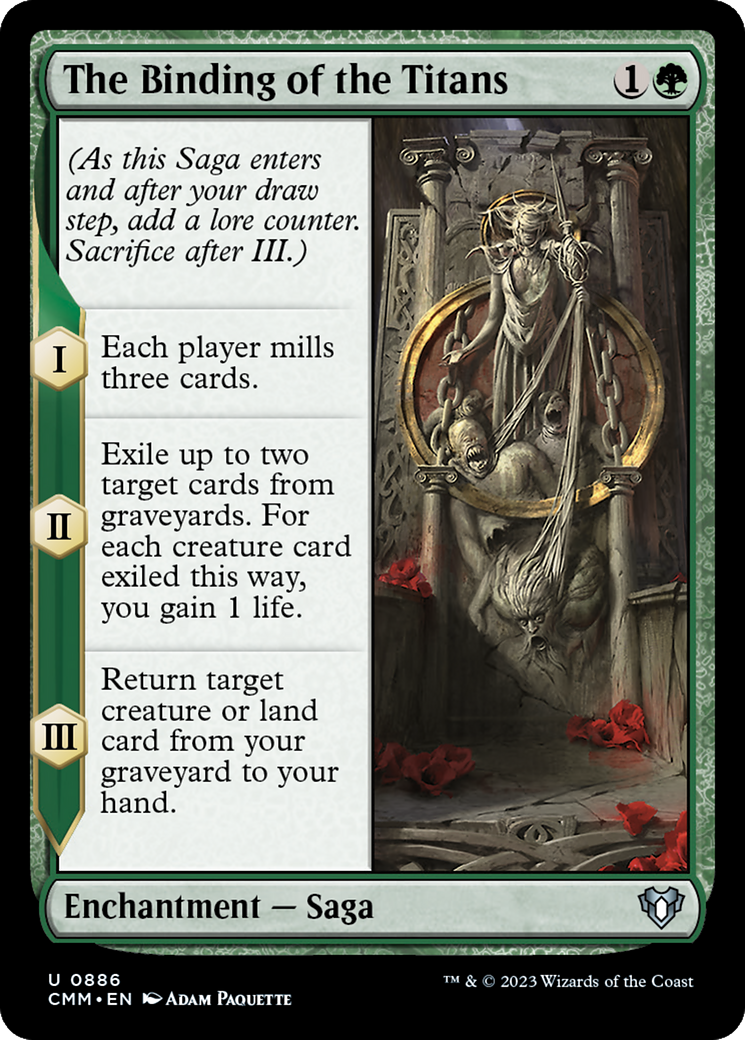 Image of The Binding of the Titans (CMM-886) - Commander Masters