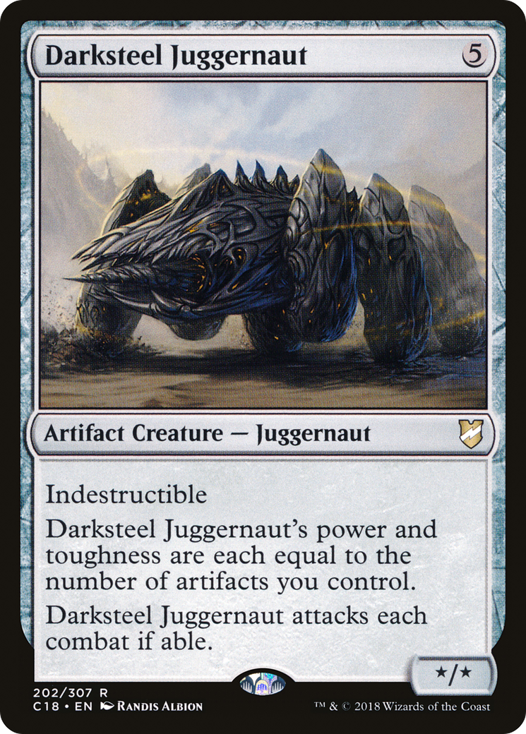 Image of Darksteel Juggernaut (C18-202) - Commander 2018