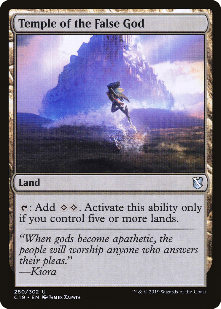 Image of Temple of the False God (C19-280) - Commander 2019