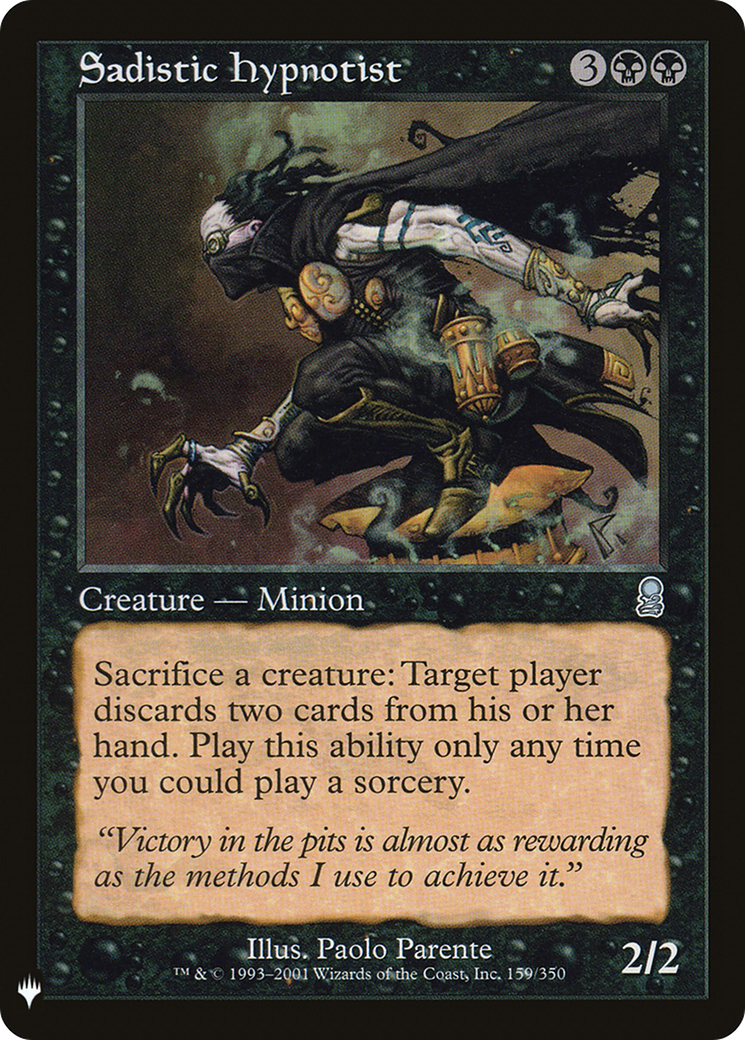 Image of Sadistic Hypnotist (LIST-159) - The List