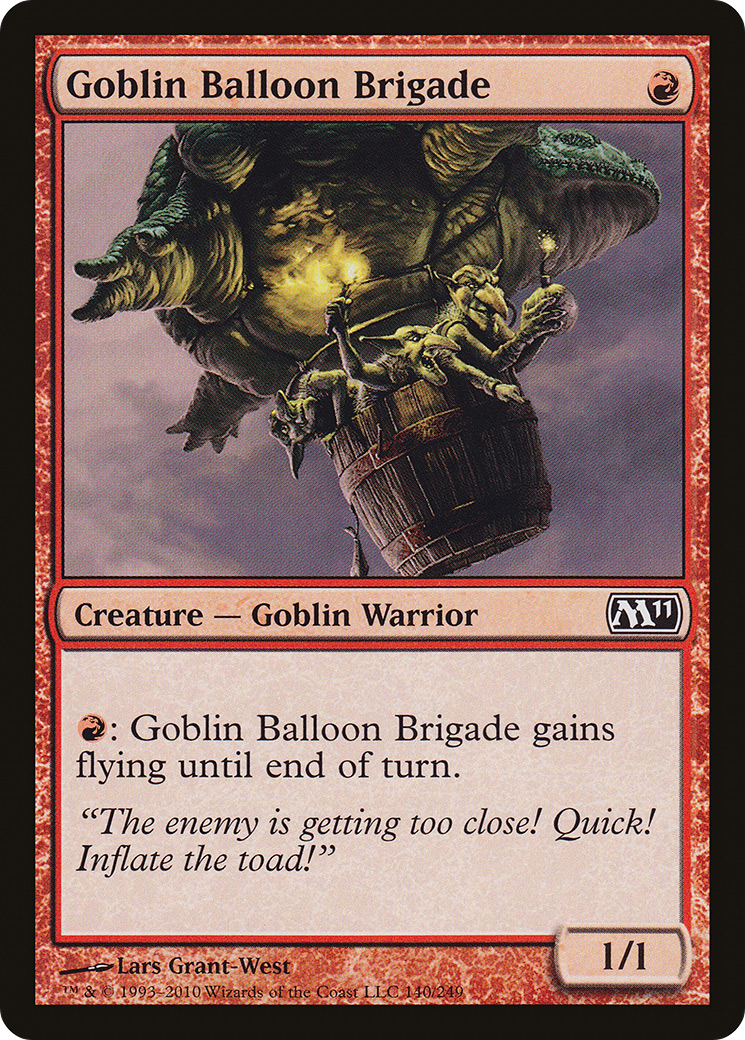 Image of Goblin Balloon Brigade (M11-140) - Magic 2011 Foil