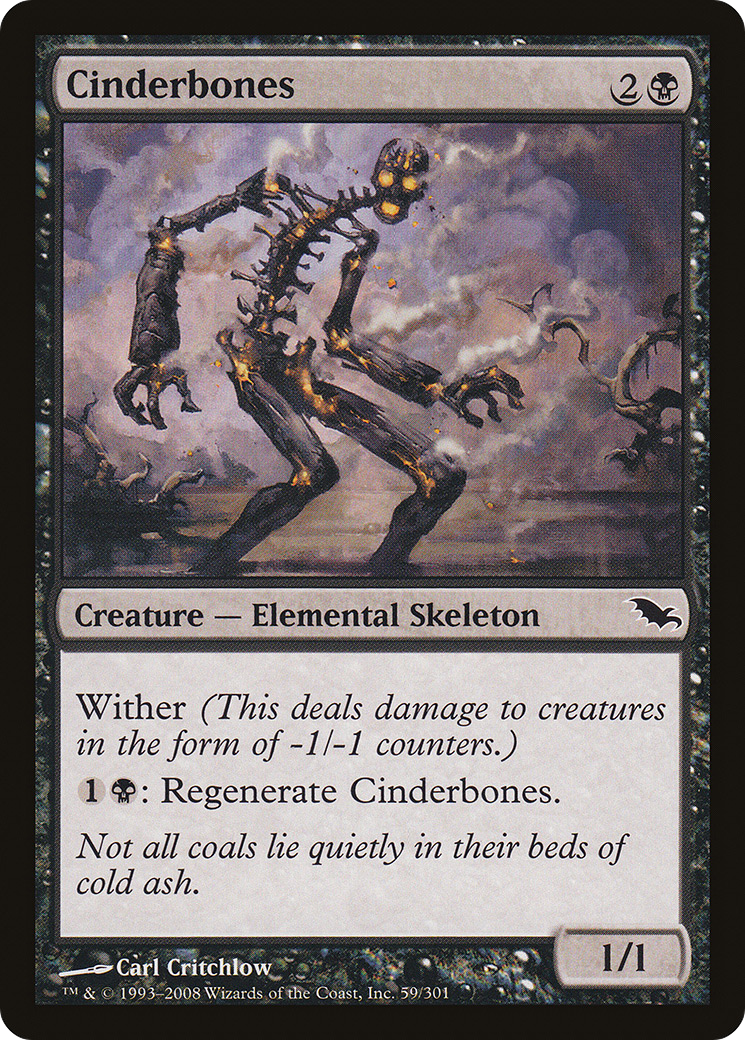 Image of Cinderbones (SHM-059) - Shadowmoor Foil