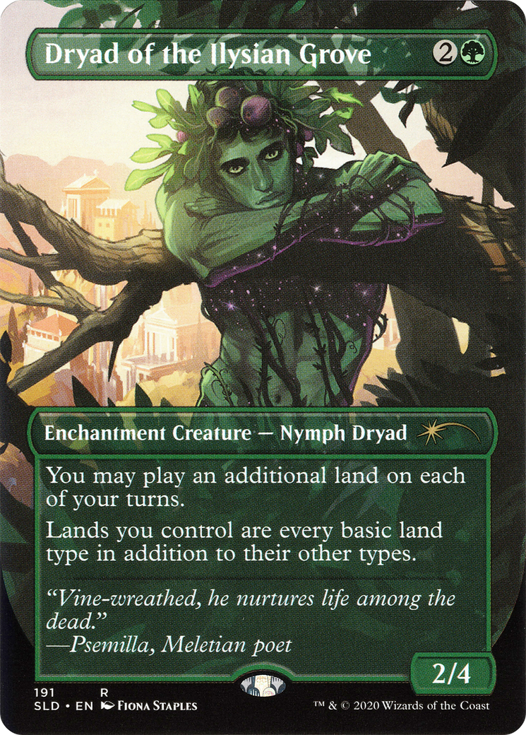 Image of Dryad of the Ilysian Grove (SLD-191) - Secret Lair Drop (Borderless)