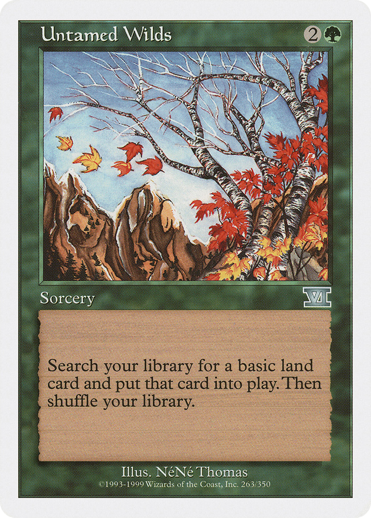 Image of Untamed Wilds (6ED-263) - Classic Sixth Edition