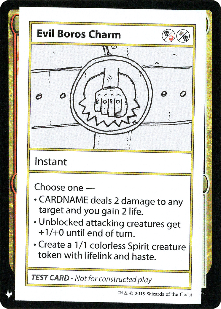 Image of Evil Boros Charm (CMB1-) - Mystery Booster Playtest Cards 2019